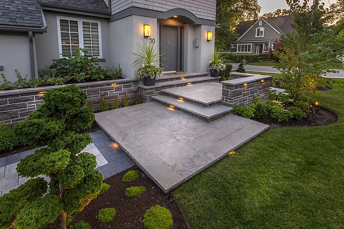 Interlock and outdoor stonework image from A&R website